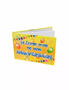 Fiesta Birthday kniha hostů 21.5 x 15.5 cm