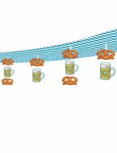 Závěsné dekorace pivo a preclík pro Oktoberfest