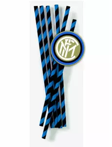 12 kartonových brček Inter 19,5 cm