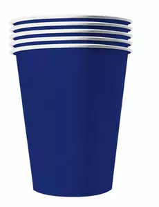20 modrých amerických recyklovatelných kartonových kelímků 53 cl