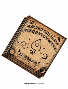20 papírových ubrousků Ouija 33 x 33 cm