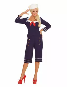 Pin-up námořnický kostým pro ženy, Velikost: Small