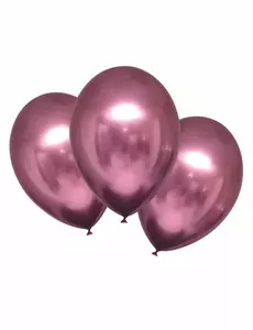 Saténové růžové latexové balónky 28 cm