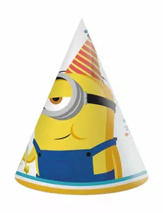 6 party kloboučků Minions