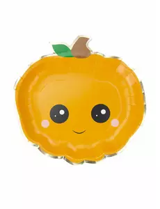 8 papírových talířů Sweety Pumpkin 23 cm