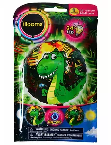 Illooms® LED fóliový balónek drak 50 cm