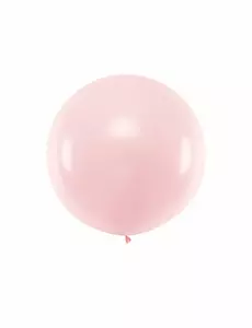 Obří světle růžový latexový balónek 1 m