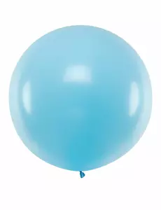 Obří světle modrý balónek 1 m