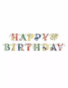 Kartonový banner Happy Birthday Harry Potter 182 cm