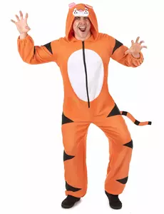 Pánský tygří overal s kapucí