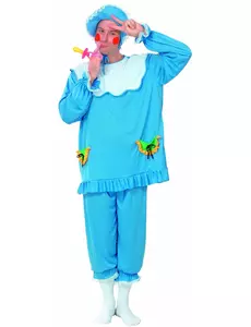 Modrý „baby“ kostým pro muže