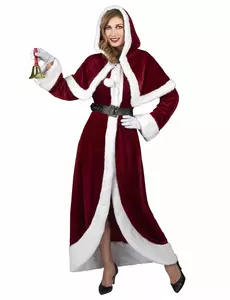 Super Deluxe kostým Mother Christmas pro dospělé, Velikost: Medium