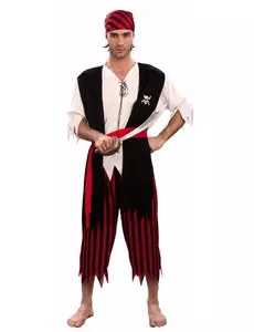 Korsárský pirátský kostým pro muže, Velikost: Medium/Large