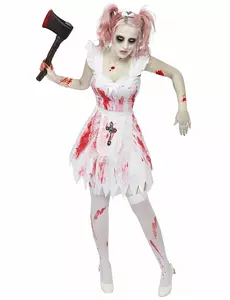 Kostým zombie družičky pro ženy Halloween, Velikost: Small/Medium