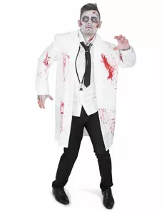 Kostým zombifikovaného doktora pro muže, Velikost: Medium