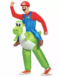 Nafukovací kostým Mario na Yoshim Nintendo® pro dospělé (se světlem)