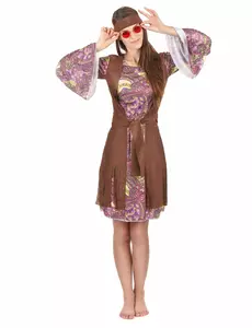 Hippie kostým se vzorem paisley pro ženy, Velikost: Small/Medium