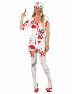 Krvavý kostým zdravotní sestry pro ženy Halloween, Velikost: X-Small/Small