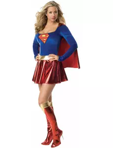 Sexy kostým Supergirl pro ženy, Velikost: Small