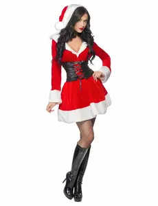 Korzetový kostým Santa Clause pro ženy, Velikost: Small