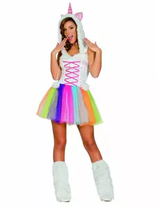 Kostým Miss Unicorn pro ženy, Velikost: X-Small/Small (36-38)