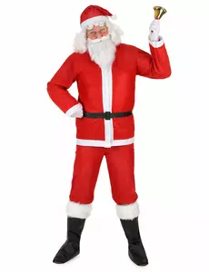 Standardní kostým Santa Clause pro dospělé, Velikost: Medium/Large