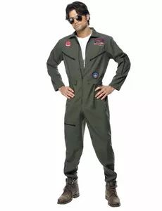 Kostým pilota Top Gun pro muže, Velikost: M