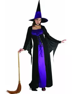 Čarodějnický kostým s korzetem pro ženy Halloween