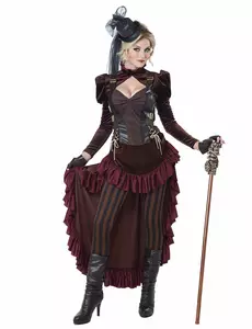 Sexy steampunk kostým pro ženy, Velikost: Small (38/40)