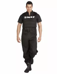 Kostým SWAT pro muže, Velikost: Medium