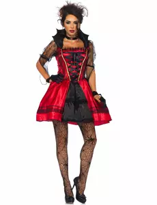Sexy gotický upíří kostým pro ženy Halloween, Velikost: Medium (40-42)