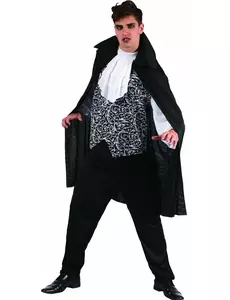 Stříbrný upírský kostým pro muže