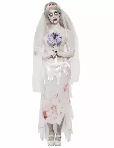 Kostým zombie nevěsty pro ženy Halloween, Velikost: Small