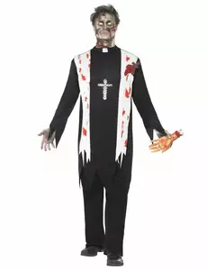 Náboženský zombie kostým pro muže Halloween, Velikost: L