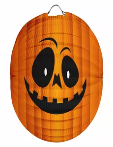 Halloweenská lucerna dýně 22 cm