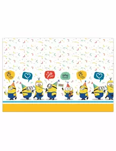 Plastový ubrus Minions 120 x 180 cm