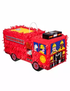 Piñata hasičské auto 43 x 24 cm
