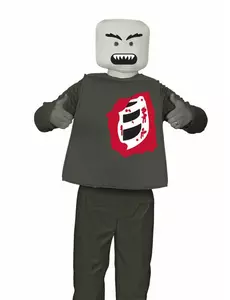 Kostým Halloween Zombie Block Figure