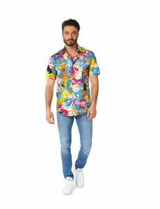 90's Nickelodeon Opposuits košile s kresleným motivem pro dospělé, Velikost: X-Small (EU 34)