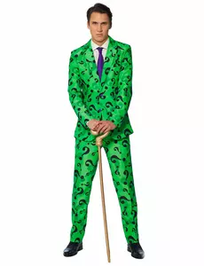 Kostým Mr. Riddler Suitmeister pro dospělé, Velikost: Small (EU 44-46)