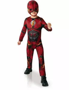 Kostým Classic Flash Justice League pro děti, Velikost: 5-6 let(110-116 cm)