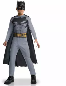 Klasický kostým Batman Justice League pro chlapce, Velikost: 7-8 let (122 to 128 cm)