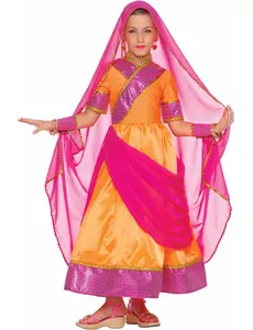 Bollywood kostým pro děti, Velikost: 3-5 let (110 cm)