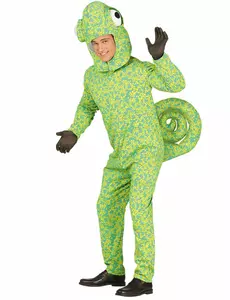 Kostým chameleona pro dospělé, Velikost: Medium (48-50)