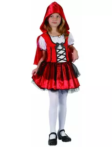 Kostým Červené Karkulky pro dívky, Velikost: 4-6 let (110-120 cm)