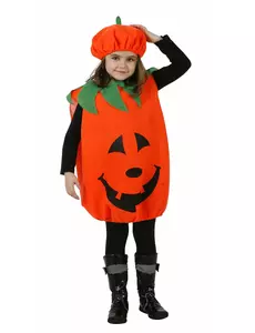 Dětský halloweenský kostým dýně, Velikost: 3-4 let (98-115 cm)
