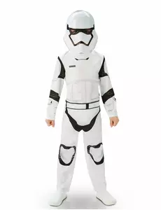 Klasický kostým StormTroopera Star Wars VII pro děti, Velikost: 7-8 let (122 to 128 cm)