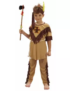 Indiánský kostým pro chlapce, Velikost: 4-6 let (110-120 cm)
