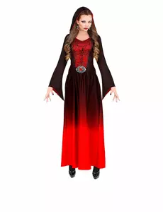 Dámský kostým Red Gothic Vampire Lady, Velikost: S