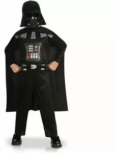 Klasický kostým Darth Vader Star Wars pro chlapce, Velikost: 7-8 let (122 to 128 cm)